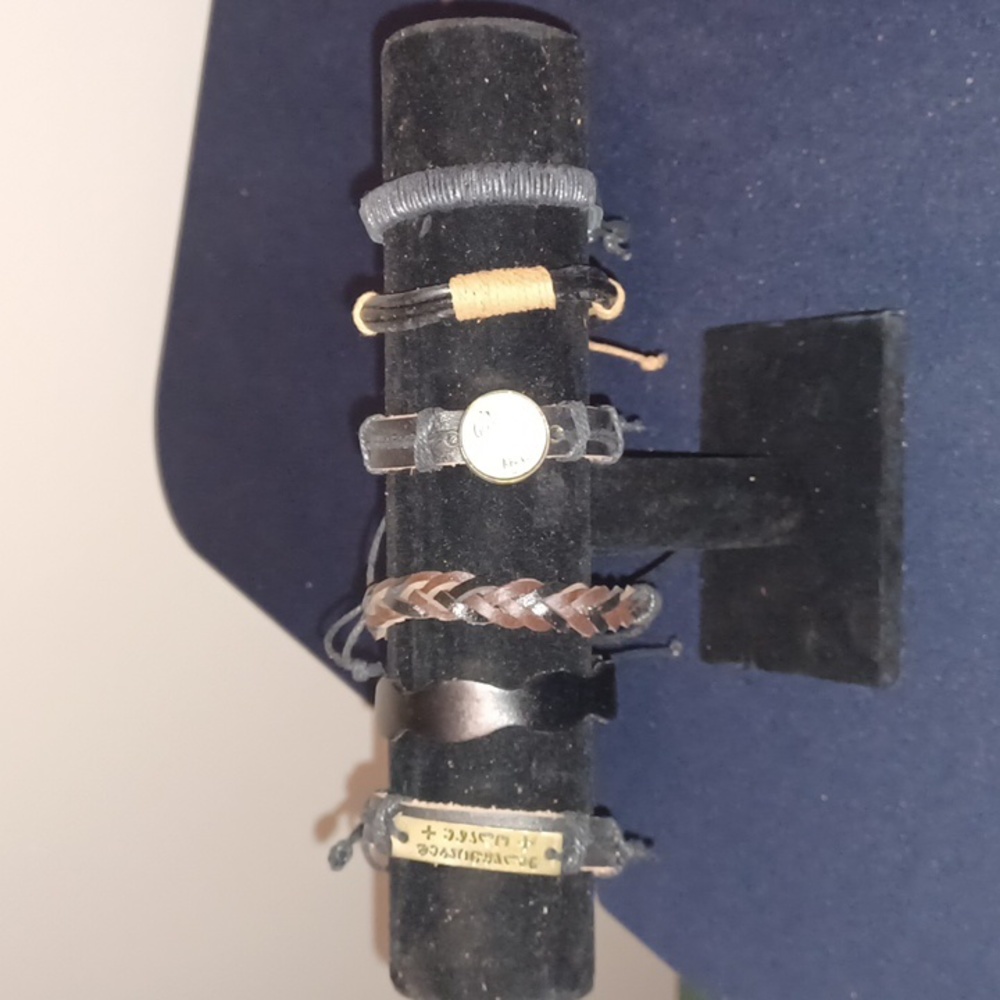 6 Pc. Leather Bracelet NWOT